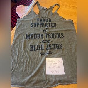 Olive Drab Luckless Tank Top